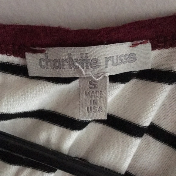 black and white stripped top - Picture 2 of 3